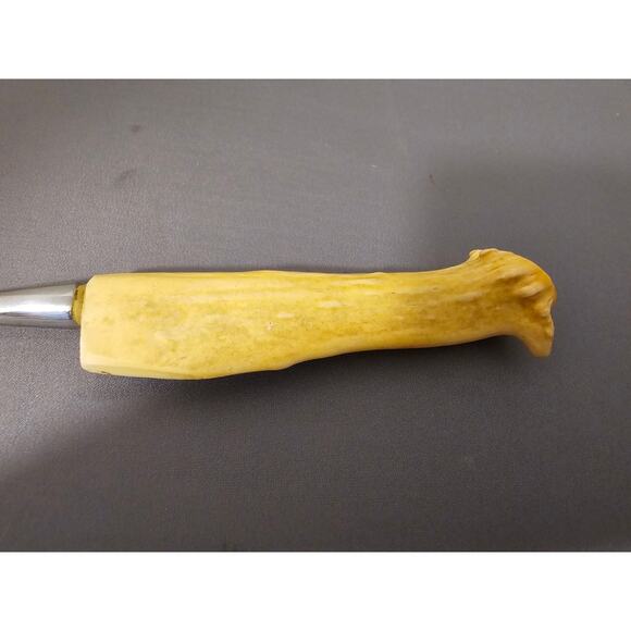 Vintage SPAR Norge Stainless Steel Cheese Slicer/Server - Antler Handle - Norway - Picture 6 of 7